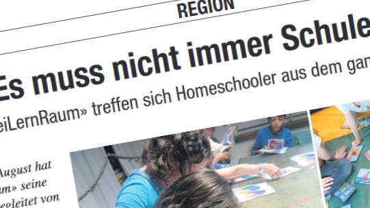 “Es muss nicht immer Schule sein” – Könizer Zeitung / Sensetaler